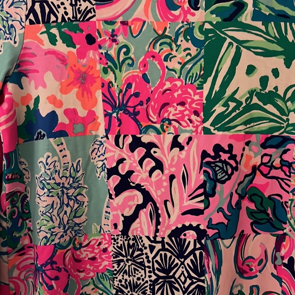 Lilly Pulitzer girls color-block cotton dress. - Picture 5 of 6
